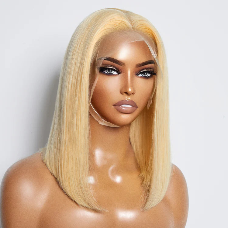 Bailey Hair Company 10-14 Inch Pre-Plucked 13"x4" #613 Straight Bob Lace Frontal Wig 150% Density