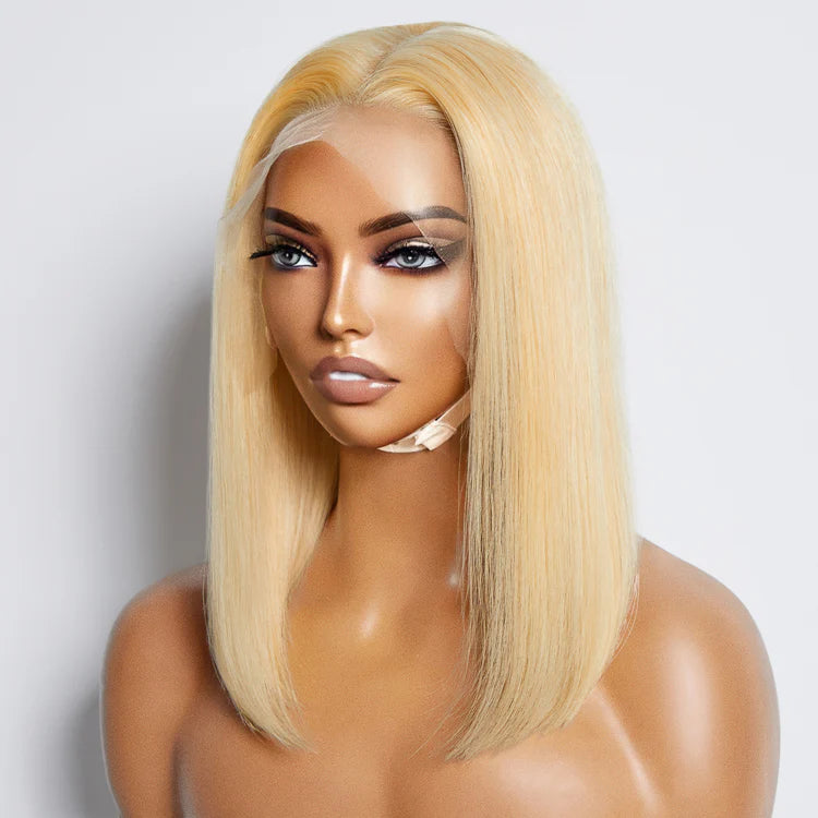 Bailey Hair Company 10-14 Inch Pre-Plucked 13"x4" #613 Straight Bob Lace Frontal Wig 150% Density