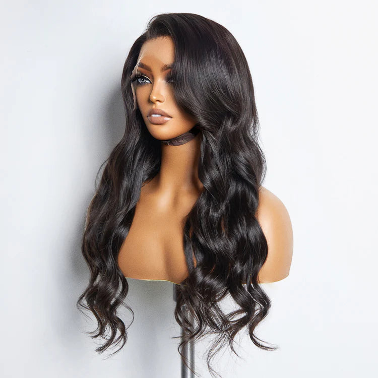Bailey Hair Company Glueless 3D Cap Pre-bleached Body Wave 13x4 Transparent Lace Front Wig 150% Density