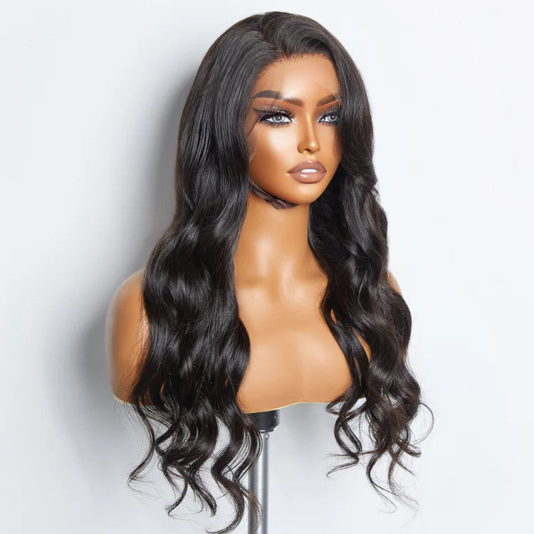 Bailey Hair Company Glueless 3D Cap Pre-bleached Body Wave 13x4 Transparent Lace Front Wig 150% Density