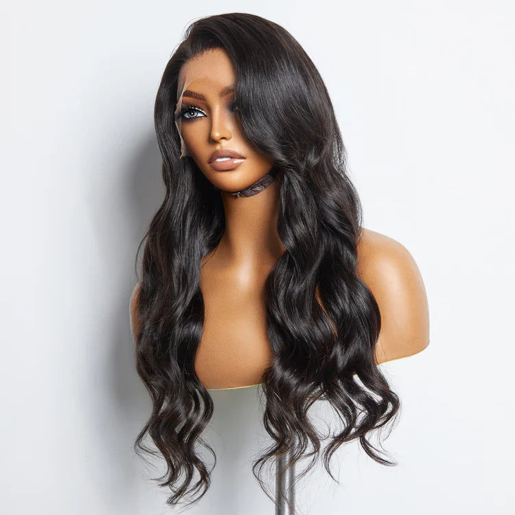 Bailey Hair Company Glueless 3D Cap Pre-bleached Body Wave 13x4 Transparent Lace Front Wig 150% Density