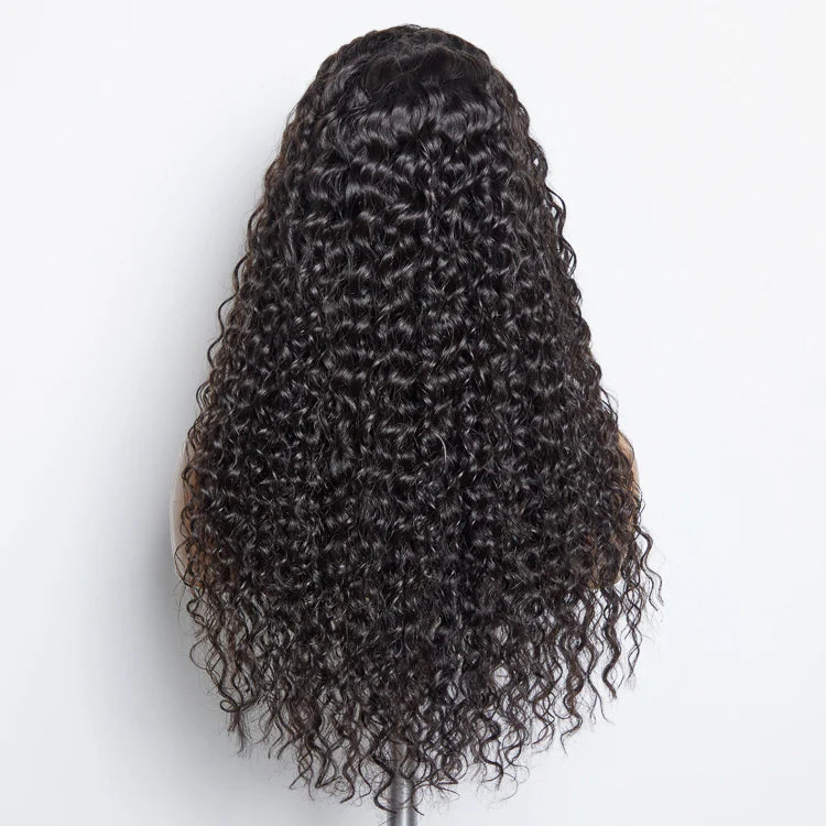 Bailey Hair Company Glueless 3D Cap Pre-bleached Water Wave 13x4 Transparent Lace Front Wig 150% Density