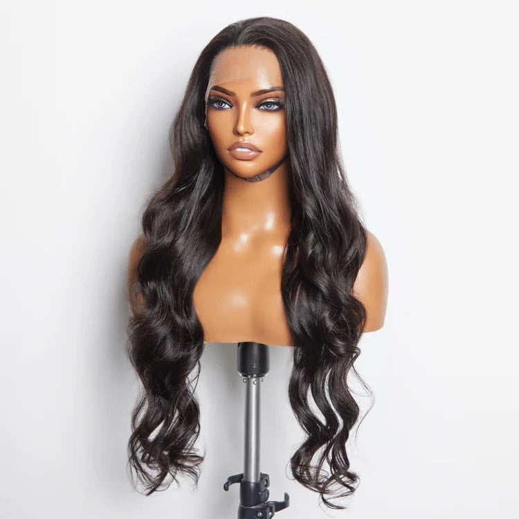 Bailey Hair Company 13x6 Glueless 3D Cap Pre-bleached Body Wave Transparent Lace Front Wig 150% Density