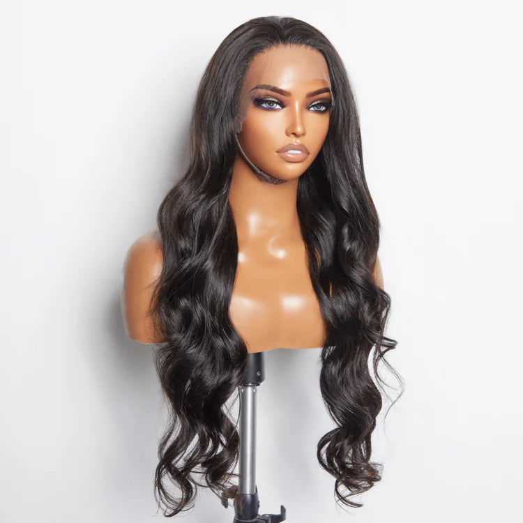 Bailey Hair Company 13x6 Glueless 3D Cap Pre-bleached Body Wave Transparent Lace Front Wig 150% Density