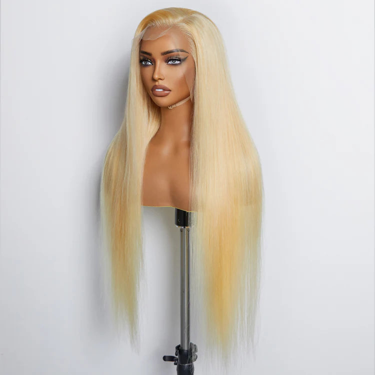 Bailey Hair Company 26-30 Inches Pre-Plucked 13"x4" #613 Straight Lace Frontal Wig 200% Density-100% Human Hair