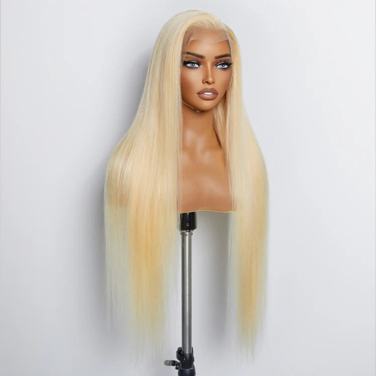 Bailey Hair Company 26-30 Inches Pre-Plucked 13"x4" #613 Straight Lace Frontal Wig 200% Density-100% Human Hair