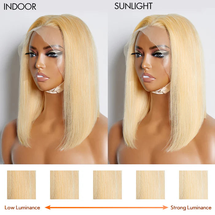 Bailey Hair Company 10-14 Inch Pre-Plucked 13"x4" #613 Straight Bob Lace Frontal Wig 150% Density