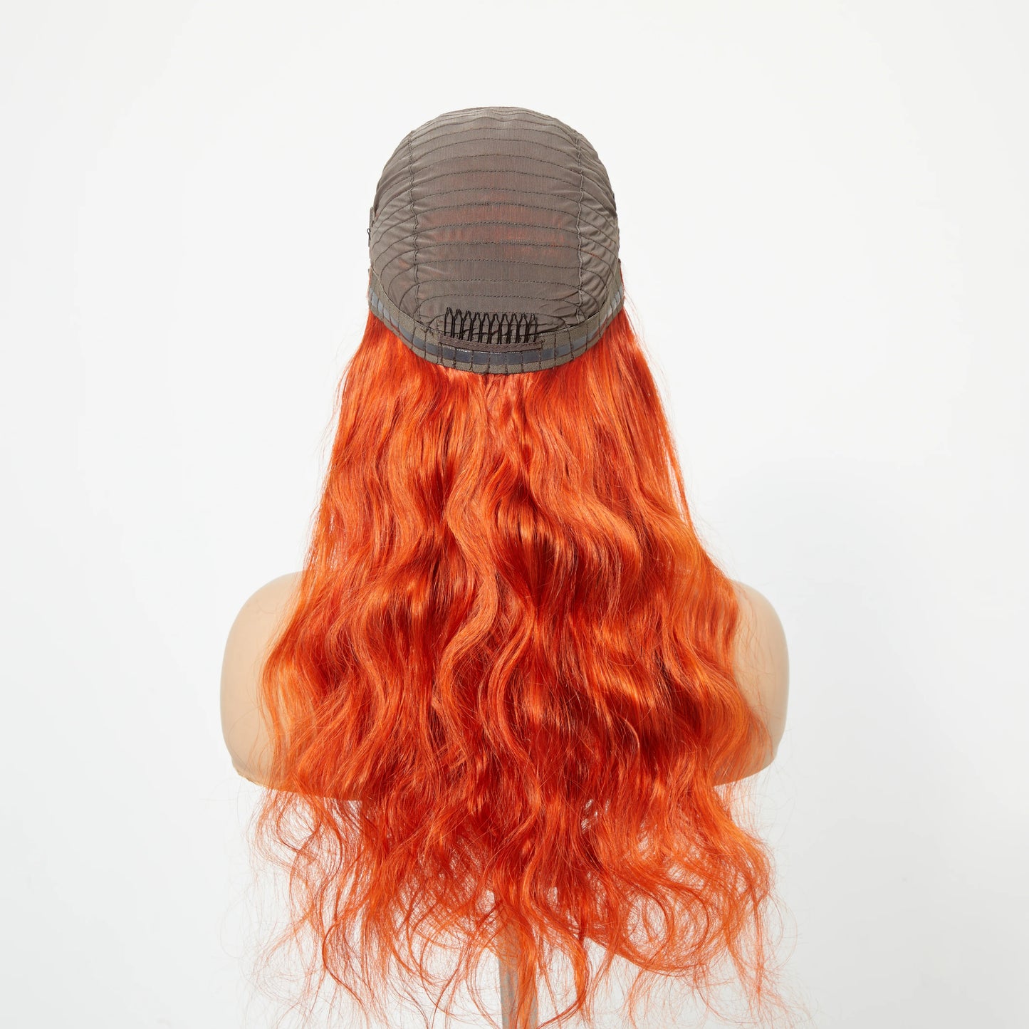 Bailey Hair Company 24 Inches 13"x4" Body Wavy Wear & Go Glueless #Orange Lace Frontal Wig-100% Human Hair