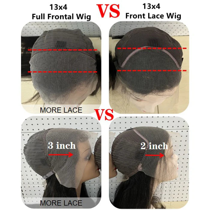 Bailey Hair Company 200% Density 13x4 Full Frontal Lace Wig Deep Wave
