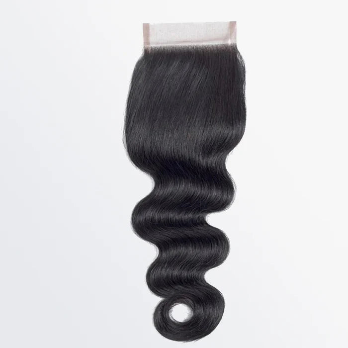Bailey Hair Company 14-20 Inch 5" x 5" HD Body Wave Free Parted Lace Closure #1B Natural Black