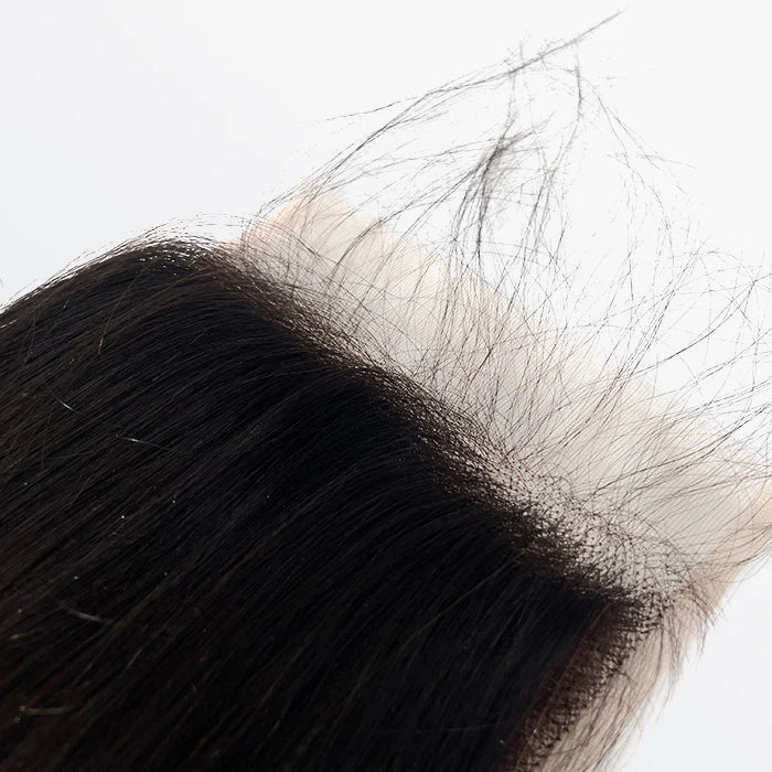 Bailey Hair Company 12-20 Inch 5" x 5" Straight Free Parted Lace Closure #1B Natural Black