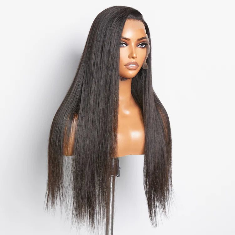 Bailey Hair Company Glueless 3D Cap Pre-bleached Straight 13x4 Transparent Lace Front Wig 150% Density