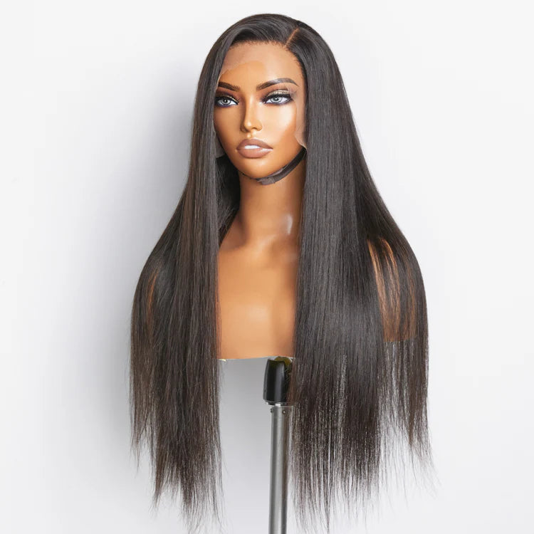 Bailey Hair Company Glueless 3D Cap Pre-bleached Straight 13x4 Transparent Lace Front Wig 150% Density