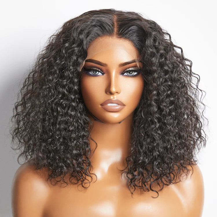 Bailey Hair Company 5x5 Glueless Lace Closure Bob Wig 150% Density Water Wave