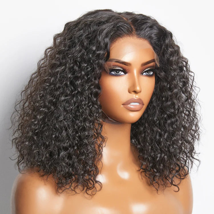 Bailey Hair Company 5x5 Glueless Lace Closure Bob Wig 150% Density Water Wave
