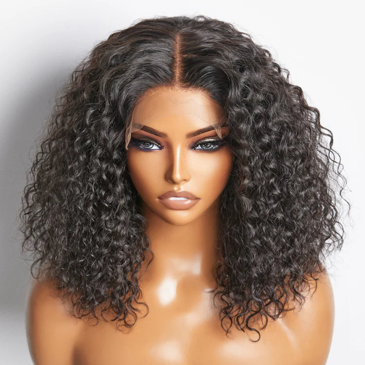 Bailey Hair Company 5x5 Glueless Lace Closure Bob Wig 150% Density Water Wave