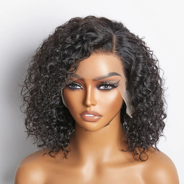 Bailey Hair Company Pre-Plucked 13x4 Lace Front Curly Bob Wig 150% Density