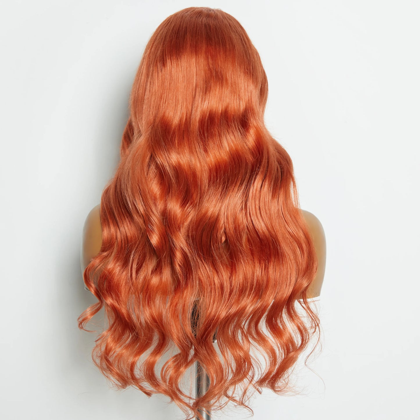 Bailey Hair Company 24 Inches Ginger 13"x4" Lace Front Body Wavy Wig Pre-Plucked Free Part 150% Density-100% Human Hair