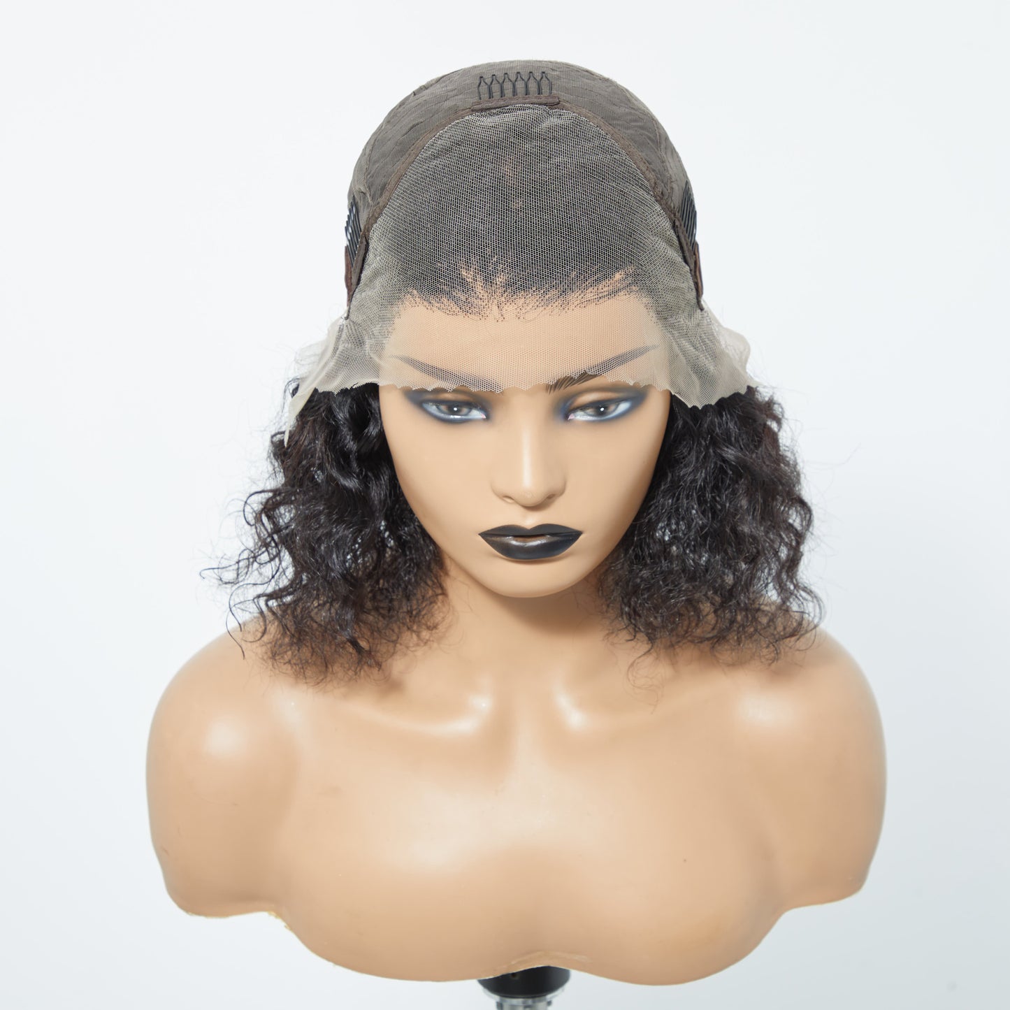 Bailey Hair Company Pre-Plucked 13x4 Lace Front Water Wave Bob Wig 150% Density