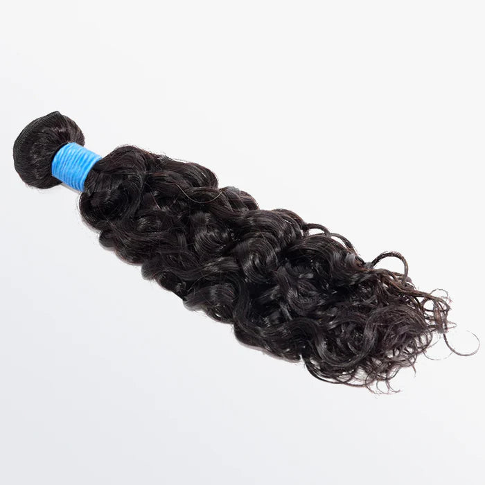 Bailey Hair Company 10-30 Inch Water Wave Virgin Brazilian Hair #1B Natural Black