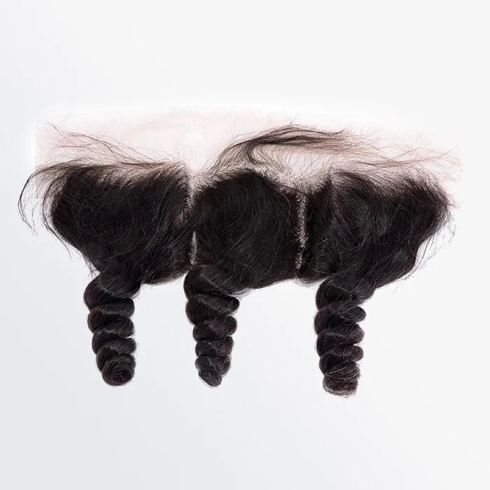 Bailey Hair Company 14-20 Inch 13" x 4" Loose Wavy Free Parted Frontal #1B Natural Black
