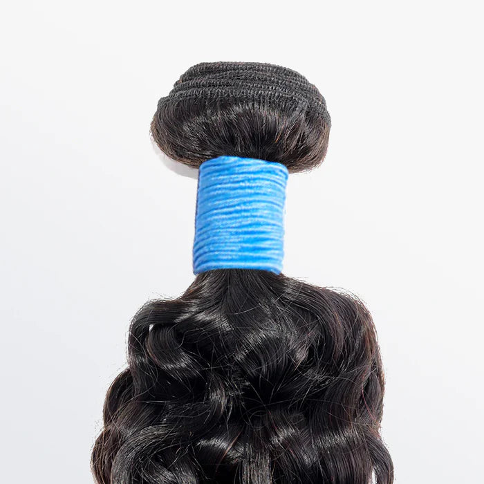 Bailey Hair Company 10-30 Inch Water Wave Virgin Brazilian Hair #1B Natural Black