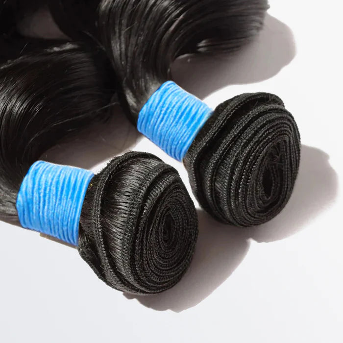 Bailey Hair Company 10-30 Inch Loose Wavy Virgin Brazilian Hair #1B Natural Black