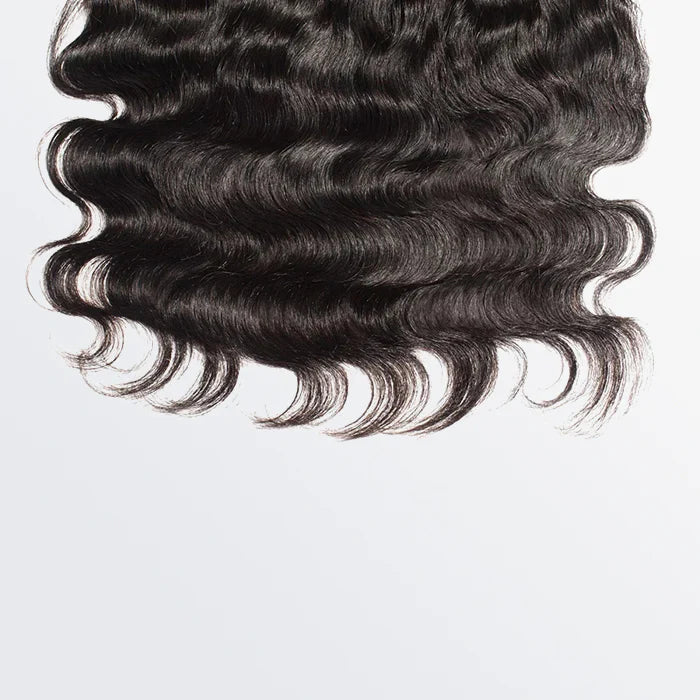 Bailey Hair Company 14-20 Inch 13" x 4" Body Wavy Free Parted Frontal #1B Natural Black
