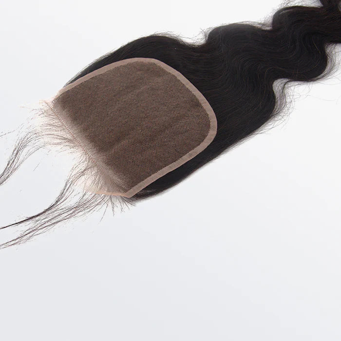 Bailey Hair Company 12-20 Inch 5" x 5" Body Wavy Free Parted Lace Closure #1B Natural Black