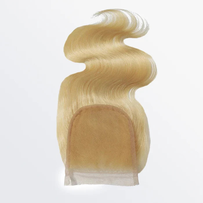 Bailey Hair Company 12-20 Inch 4" x 4" Body Wavy Free Parted #613 Lace Closure