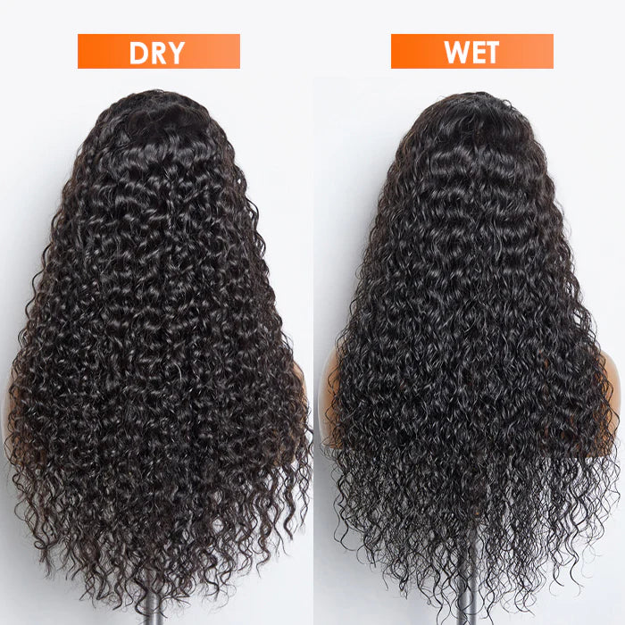Bailey Hair Company Glueless 3D Cap Pre-bleached Water Wave 13x4 Transparent Lace Front Wig 150% Density