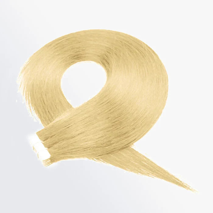 Bailey Hair Company Premium Quality Straight Tape In Remy Hair Extensions #613 Lightest Blonde