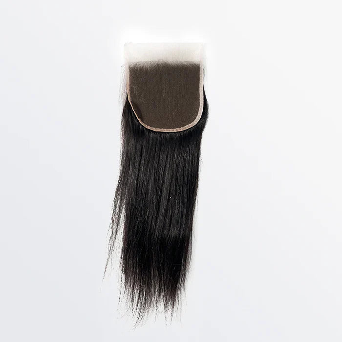 Bailey Hair Company 12-20 Inch 5" x 5" Straight Free Parted Lace Closure #1B Natural Black