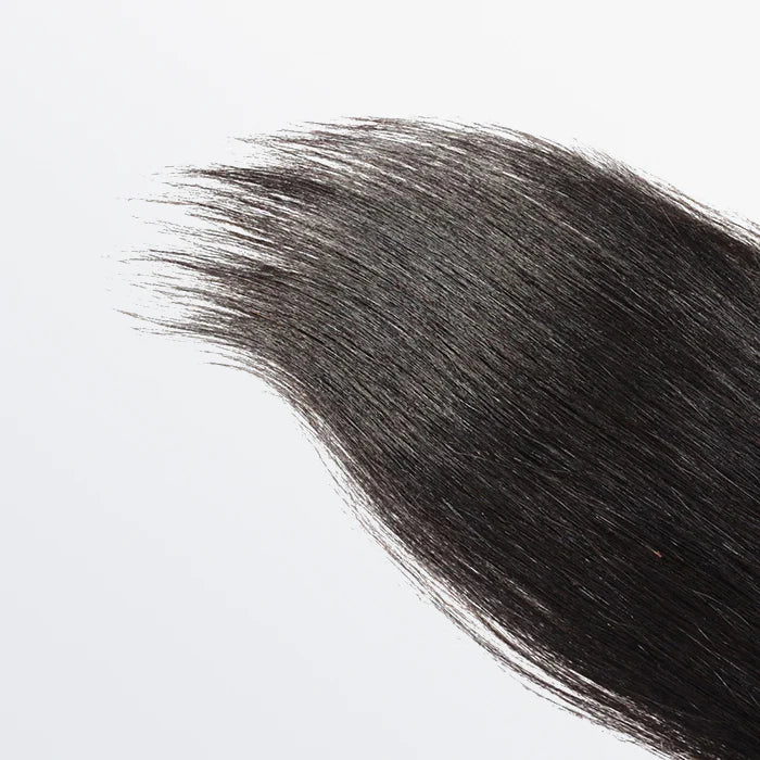 Bailey Hair Company 12-20 Inch 4.5" x 4.5" Upgrade Straight Free Parted Lace Closure #1B Natural Black