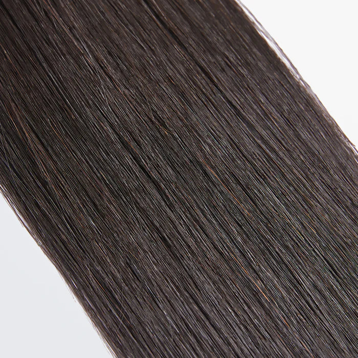 Bailey Hair Company 10-30 Inch 12A Premium Raw Indian Hair Straight #1B Natural Black |One Bundle