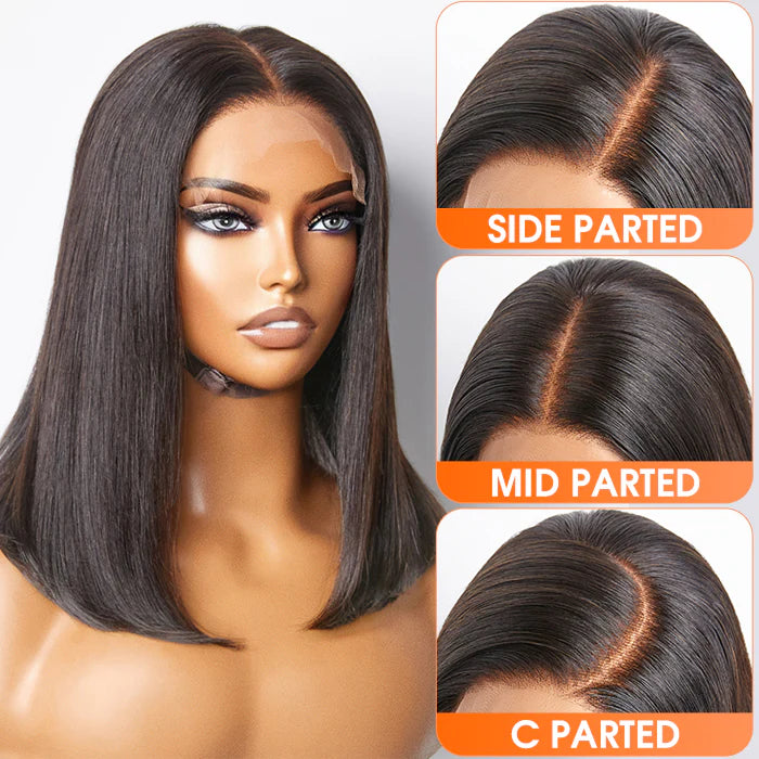 Bailey Hair Company 5x5 Glueless Lace Closure Bob Wig 150% Density Straight