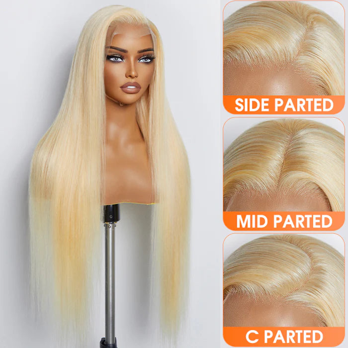 Bailey Hair Company 26-30 Inches Pre-Plucked 13"x4" #613 Straight Lace Frontal Wig 200% Density-100% Human Hair