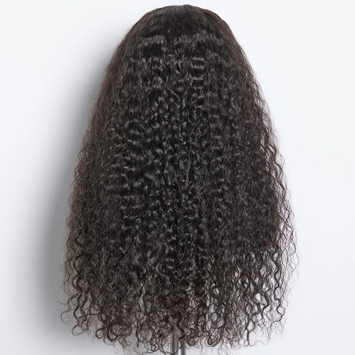 Bailey Hair Company 18-32 Inch #1B Water Wavy Brazilian Virgin Hair 5x5 Lace Closure Wigs 180% Density