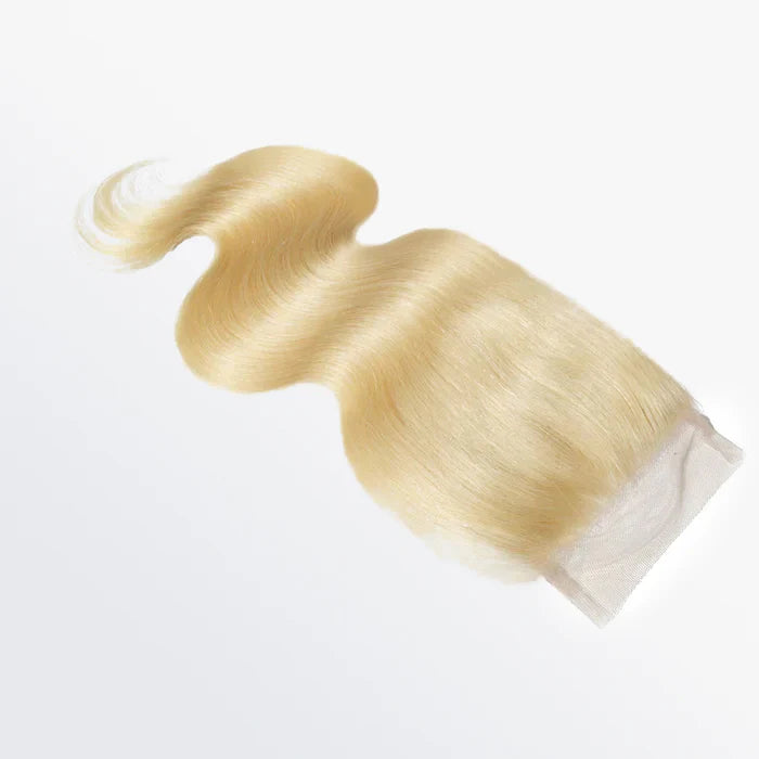 Bailey Hair Company 12-20 Inch 4" x 4" Body Wavy Free Parted #613 Lace Closure