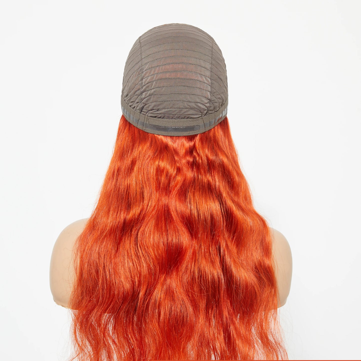 Bailey Hair Company 24 Inches 5"x5" Body Wavy Wear & Go Glueless #Orange Lace Closure Wig-100% Human Hair