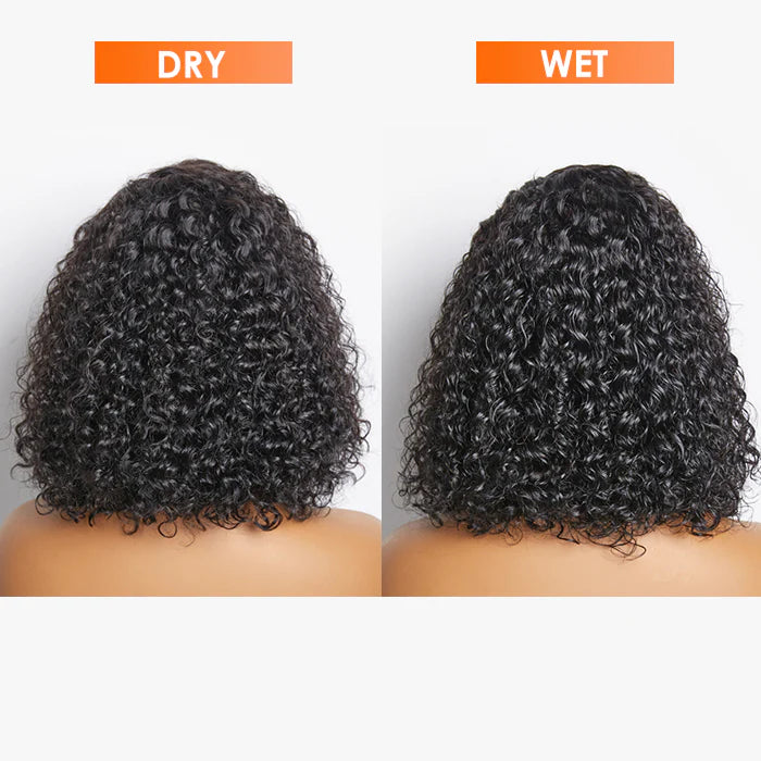 Bailey Hair Company Pre-Plucked 13x4 Lace Front Curly Bob Wig 150% Density