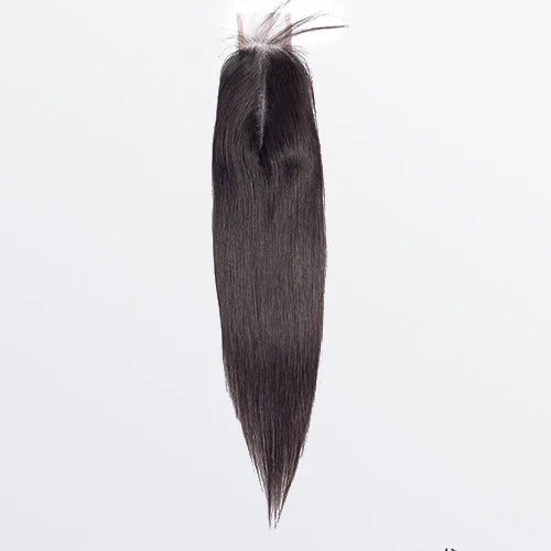 Bailey Hair Company 12-20 Inches 2" x 6" Upgrade Straight Transparent Lace Closure #1B Natural Black