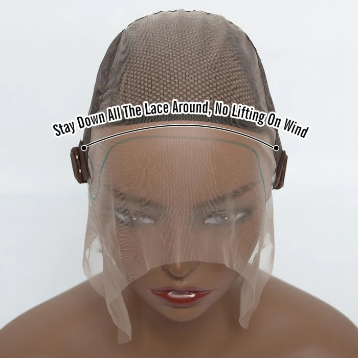Bailey Hair Company Glueless 3D Cap Pre-bleached Body Wave 13x4 Transparent Lace Front Wig 150% Density