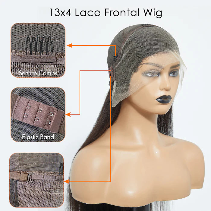 Bailey Hair Company 200% Density 13x4 Full Frontal Lace Wig Straight