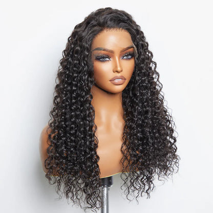 Bailey Hair Company 13x6 Glueless 3D Cap Pre-bleached Water Wave Transparent Lace Front Wig 150% Density