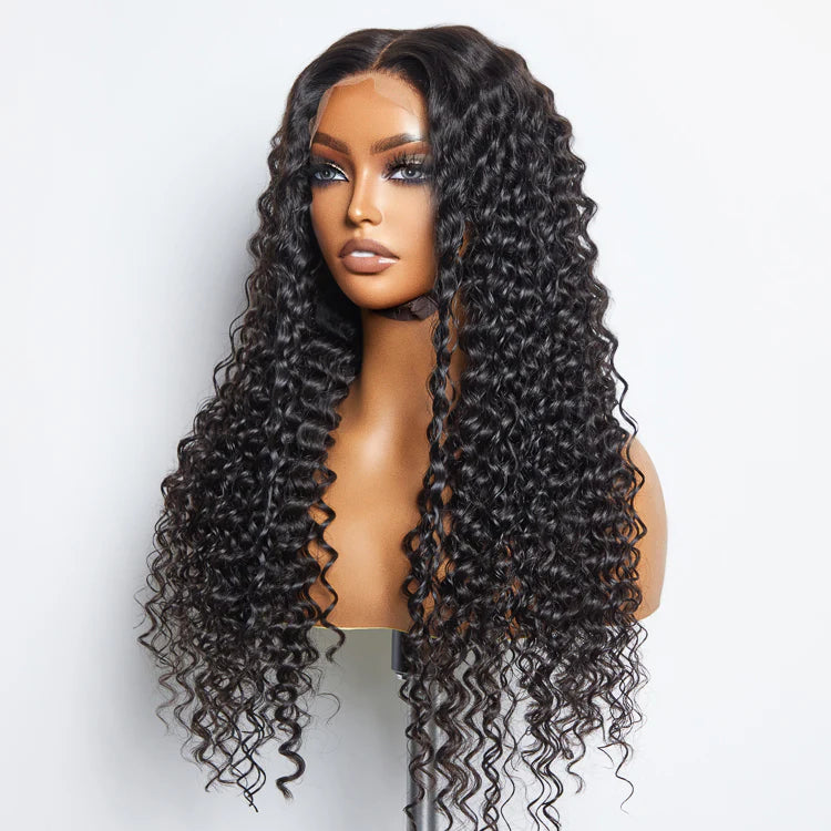 Bailey Hair Company 5x5 Glueless Lace Closure Wig 180% Density Deep Wave