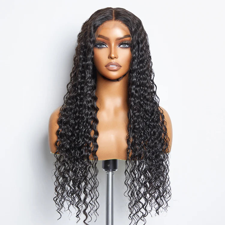 Bailey Hair Company 5x5 Glueless Lace Closure Wig 180% Density Deep Wave