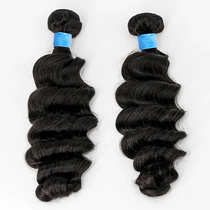 Bailey Hair Company 14-26 Inch Ocean Wavy Virgin Brazilian Hair #1B Natural Black