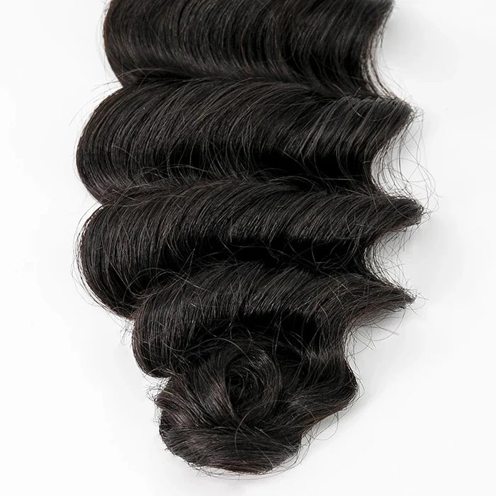 Bailey Hair Company 14-26 Inch Ocean Wavy Virgin Brazilian Hair #1B Natural Black