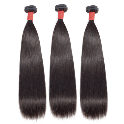 Straight Indian Virgin Human Hair Bundle(Premium)